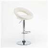 Superstool Sgabello da cucina alto e girevole con poggiapiedi regolabile Chicago - Bianco