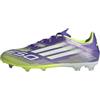 Adidas Unisex - Adulto F50 League Firm Ground Football Boots, Purple Rush/Cloud White/Lucid Lemon, 46 EU