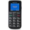 Panasonic KX-TU110 sbloccato, 0GB, Cellulare Facilitato, Ampio Display a Colori, Dual SIM, Chiamate Prioritarie a Mani Libere, Resistente agli Urti, Batteria a Lunga Durata, Nero