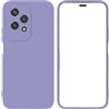 Generico Custodia Compatibile con HONOR 200 Lite 5G LLY-NX1 schermo display 6.7 COVER case copertura soft GEL SILICONE protezione flessibile matte MORBIDA TPU (Lilla)