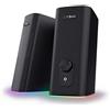 GXTrust Cetic Cassa Bluetooth 2.0 con Illuminazione LED RGB, 18W (10W RMS)