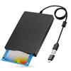Sunmeit Lettore di Floppy Disk da 3,5 Pollici, Lettore di Floppy Disk Esterno USB Tipo A&C per Laptop