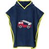 Playshoes Poncho in spugna per bambini, Asciugamano da accappatoio Unisex - Bambini e ragazzi, Hai, L (ab ca. 4 Jahre)