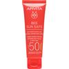 Apivita Bee Sun Safe Crema Viso Solare Colorata Anti-macchia E Anti-age Spf50 50ml