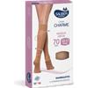 DESA PHARMA Srl Linea Charme Gambaletto 70 Denari Colore Camel Taglia 4 - Gambaletto a Compressione Graduata