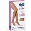 DESA PHARMA Srl Gambaletto Charme a Punta Aperta 70 Denari Neutro Taglia 4 - Compressione Tonificante