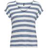 ONLY Onllira Life S/S V-Neck Top Jrs T-Shirt, Infinity, L Donna
