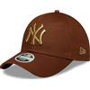 New Era Cappello da donna New York Yankees, Marrone, taglia unica