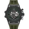 GUESS watches exposure orologio Uomo Analogico Al quarzo con cinturino in Silicone GW0325G2