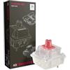 CHERRY MX2A RGB Silent Red Switch Kit, 36 Interruttori Meccanici (5-Pin), per Tastiera Fai-da-Te, Hot-Swap o da Gioco, Switch Lineare Senza Clic, Liscio e Silenzioso