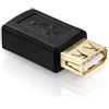 conecto SatChef GmbH conecto adattatore USB 2.0, da presa micro USB a presa USB-A, nero/oro