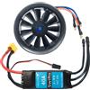50mm Edf Duct Fan 4300Kv 11 Elica Motore Brushless con 40A ESC RC Jet Edf Plane