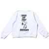JOHNBULL Felpa JOHNBULL x PEANUTS Snoopy Jogging Print bianca unisex