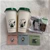 Starbucks Peanuts Snoopy Set 6 Pezzi Tazze Riutilizzabili 473ml Mini Tazze...
