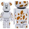 NESSUNA MARCA Peanuts Marbles 400% Bearbrick Figure 2021 giocattolo da collezione mai aperto