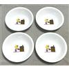 Corelle Peanuts Snoopy Small Bowl Set di 4 utensili da cucina in ceramica...
