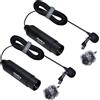 MICROFONO LAVALIER XLR MINI CONDENSATORE OMNIDIREZIONALE CVM V02O PER VIDEO INTE