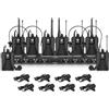 SISTEMA MICROFONICO WIRELESS UHF 8 CANALI CON MICROFONI PER AUDIO AU800 PRO