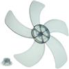 Kichvoe Pala Ventilatore da 16 Pollici in Plastica Design a 5 Lame, Ricambio per Ventilatori da Tavolo a Piantana, per Vacanze Estive