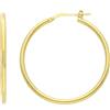 ORO&CO 925 Orecchini a cerchio argento dorato diametro 30 mm oro&co 925