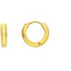 ORO&CO 925 Orecchini a cerchio argento 925 dorato 10 mm oro&co 925
