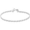 ORO&CO 925 Bracciale rigido in argento 925 con chiusura oro&co 925