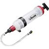 Vigor Pompa per vuoto ViGOR V4201 | inclusi cinque adattatori, capacità: 1,5 litri | pompa per vuoto manuale per l'estrazione e il riempimento di liquidi per veicoli.