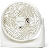Amazon Basics Ventilatore da tavolo portatile, 18 cm, raffreddamento silenzioso, 3 impostazioni di velocità, inclinazione variabile a 90°, Bianco, 15,49 x 27,3 x 27,69 cm