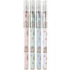 Grupo Erik Pusheen Penne Cancellabili | 4 Penne Gel Colorate | Nero, Rosso, Blu e Verde, Cancelleria Kawaii Scuola