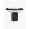 Gejst Ciotola decorativa con base in marmo Sapoto - Argento