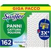 Swiffer Dry, Ricariche Microfibra Catturapolvere, 162 Panni, Giga Pack