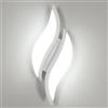 Goeco Applique LED da Parete Interno 12W 1350LM 6500K 30CM, Bianco