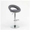 Superstool Sgabello alto girevole da cucina con poggiapiedi regolabile Chicago - Grigio