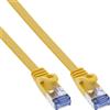 InLine Cavo patch InLine® piatto, U/FTP, Cat.6A, giallo, 7 m