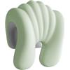 Ｚｉａｌｏｆｉ Cuscino Cervicale per Sedia Da Ufficio, Cuscino Poggiatesta, Memory Foam Confortevole, Supporto Cervicale per Pisolini, Verde