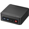 BOSGAME P4ultra Mini PC Ryzen 7 7730U (fino a 4,5 GHz, 8C/16T) Mini computer, DDR4 16 GB RAM, SSD M.2 PCIe NVMe da 1 TB Mini desktop, HDMI/DP/USB-C, Triplo Display 4K, Doppia LAN RJ45, WiFi 6E, BT 5.2