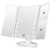 WEILY Specchio Trucco LED, 1X/2X/3X Ingrandimento, Touch Control
