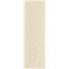 HAMID Tappeto per interni/esterni Nansa, fibra di animali riciclata - Lavabile e impermeabile - Ecologico e sostenibile - Tappeto per corridoio (250x80 cm, crema)