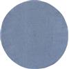 HAMID Tappeto rotondo per interni/esterni Nansa, in PET riciclato - Lavabile e Resistente all'acqua, ecologico e sostenibile, ideale per patio, giardino o soggiorno (200x200 cm, blu)