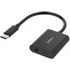 Hama - Adattatore audio USB Type C 2in1, audio presa jack 3.5 mm e ricarica