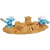 Smurfs AquaDella Castello di sabbia da spiaggia dei Puffi 21,1x11,5x8,8 cm Multicolore