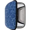 GEEKRIA Custodia per controller da gaming Geekria compatibile con Sony PlayStation 5 DualSense, PS4 DualShock 4, PS3 Dualshock 3, accessori di archiviazione, borsa da trasporto (Blu)