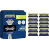 Wilkinson Sword Hydro 5 Uomo Skin Protection Sensitive (compatibile con letterbox), 12 lamette