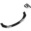 SSCOR Auto Paraurti Anteriore Spoiler Splitter per Honda Civic X FC FK 10th Gen 4 Door Sedan 2016-2020,Carrozzeria Diffusore Protezione Canard Tuning Esterno Kit Corpo Vettura