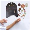 Bambini Barbecue Grill Cucina Giocattolo con Cibo Giocattolo Utensile da Griglia