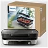 PHILIPS GRILL DA TAVOLO CON AFFUMIC AZIONE E INFUSORE ELETTRICO