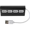 IMPRESSION Hub usb leo | alluminio | 4 porte Personalizzate o neutre
