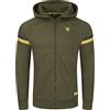 riverso RIVDanilo - Felpa con cappuccio da uomo, con cappuccio, in cotone, nero, grigio, blu, rosso, verde, S, M, L, XL, XXL, 3XL, 4XL, 5XL
