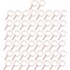 50x Portachiavi Divisi con Catena Set di Anelli Portachiavi Da 1" Parti