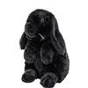 Uni-Toys - Coniglietto nero - 19 cm (altezza) - Coniglietto di peluche - Peluche